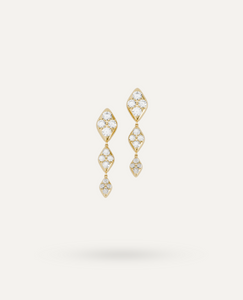 Velma Dangling Earrings - Gold