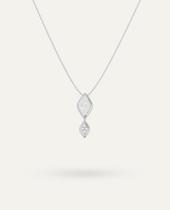 Velora Engravable Necklace - Silver