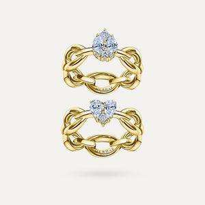 Chain Ring Set - Gold