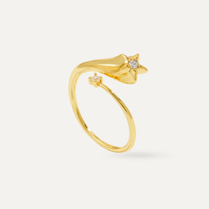 Shooting Star Ring - Gold