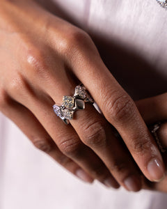 Velma Dainty Ring - Silver