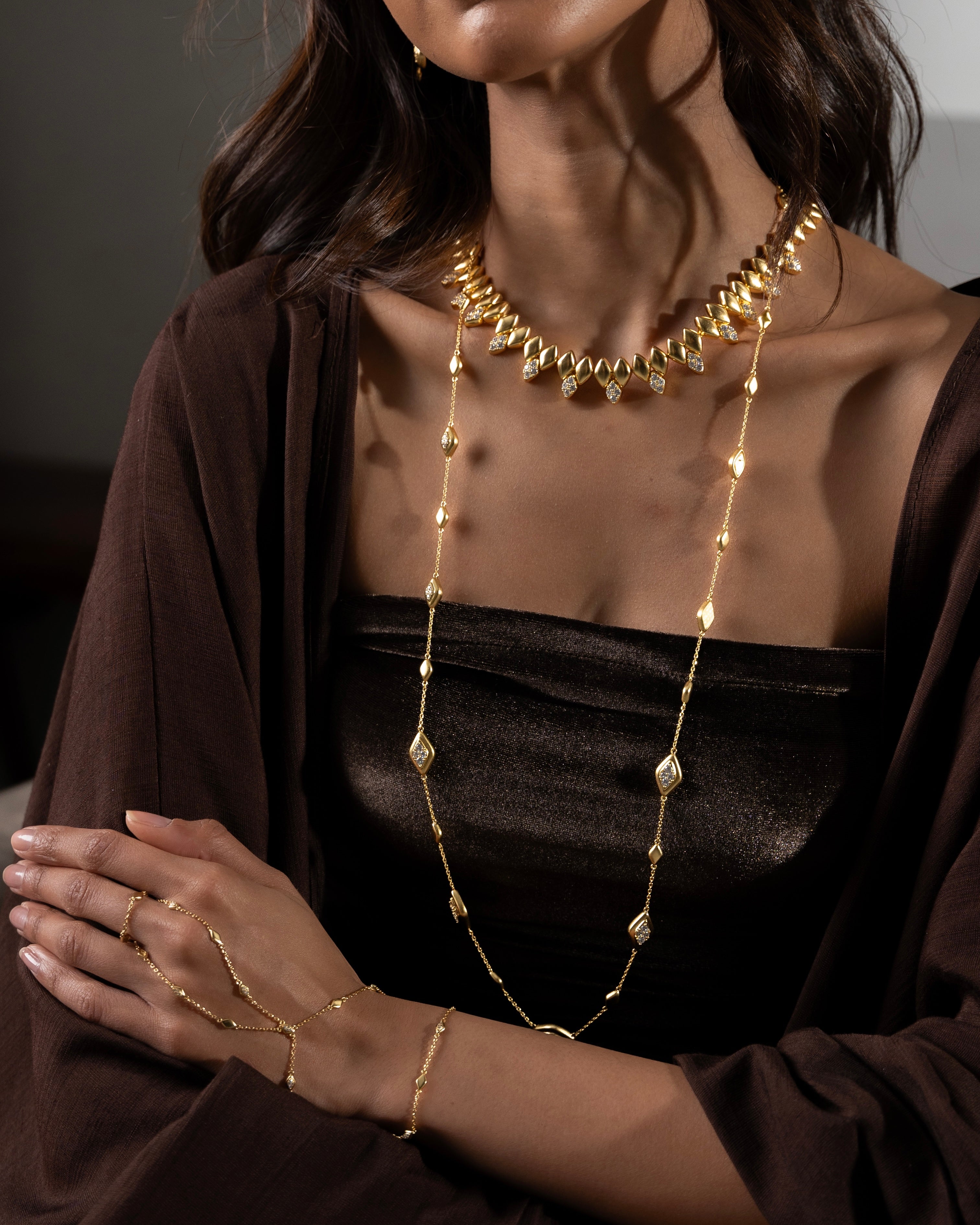 Velora Versatile Necklace - Gold