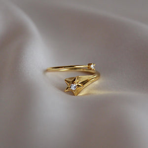 Shooting Star Ring - Gold