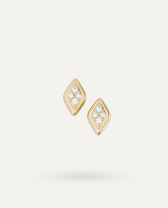 Velora Stud Earrings - Gold