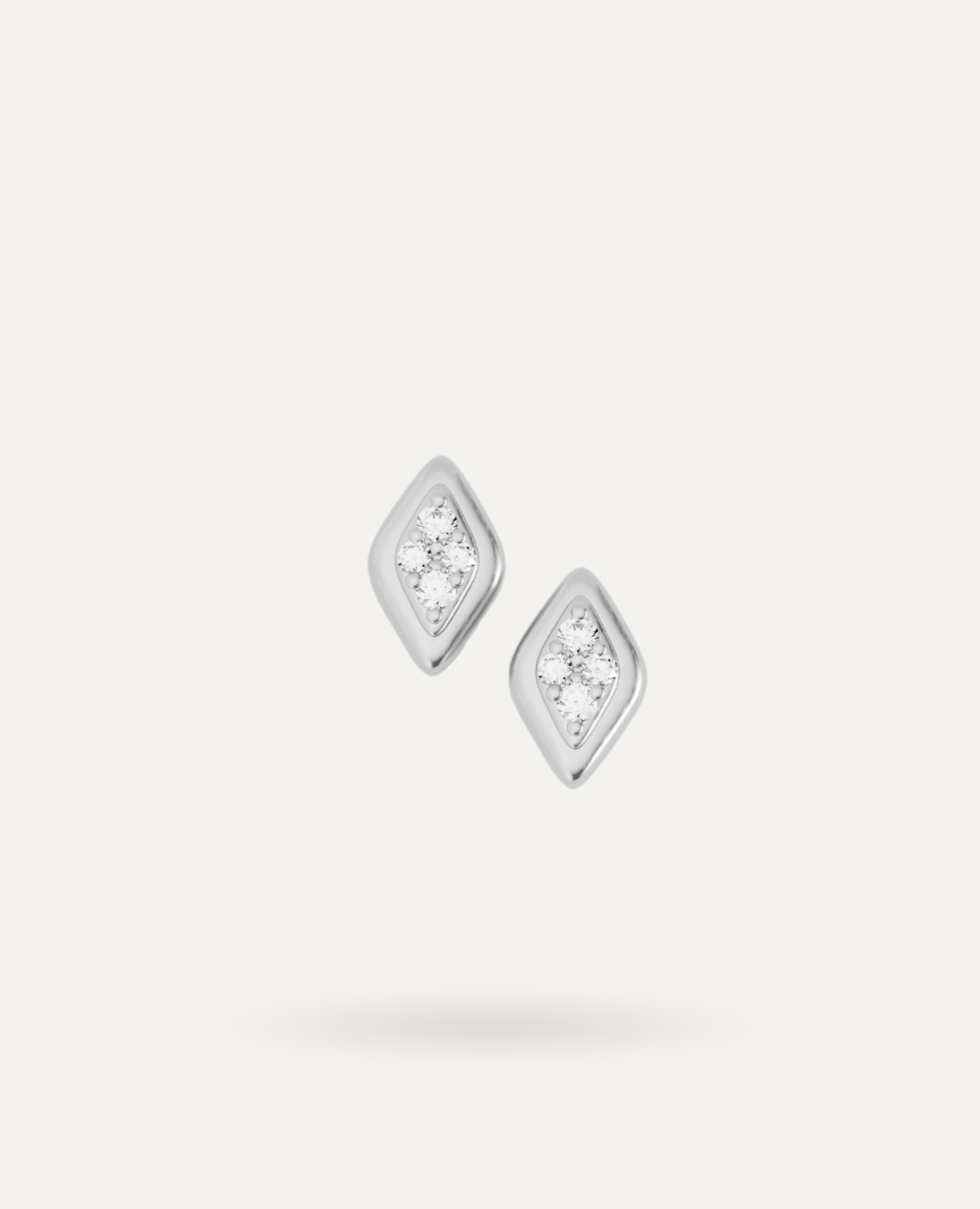 Velora Stud Earrings - Silver