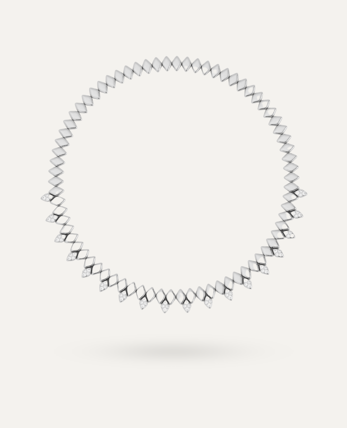 Velma Statement Necklace - Silver