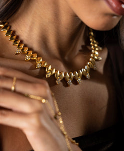 Velma Statement Necklace - Gold