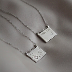 Love Letter Necklace - Silver