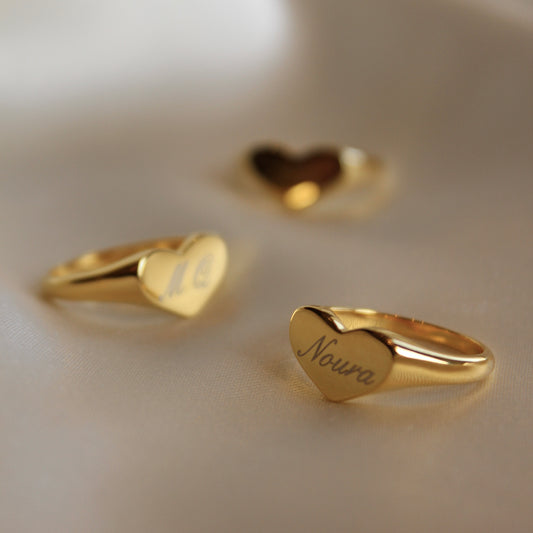 Heart Signet Ring