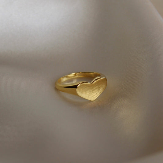 Heart Signet Ring