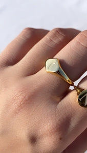 Rhombus Signet Ring